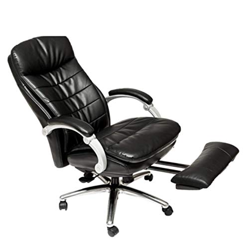 KG7HQRP Renovierung Haus Liegestuhl Chefsessel Computerstuhl Bürostuhl Study Rücken Drehstuhl Zuhause Ergonomischer Gamingstuhl Bürostuhl Schwarz von KG7HQRP