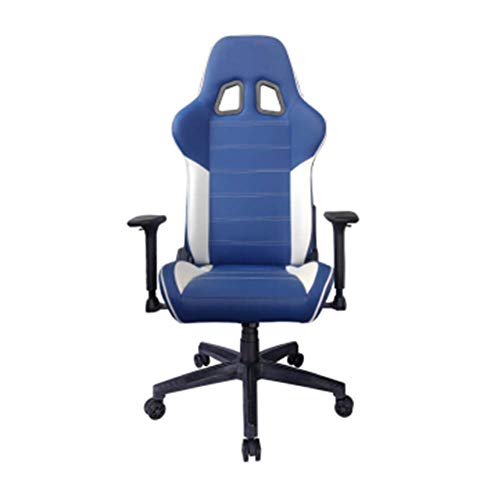 KG7HQRP Renovierung Haus Spiel Bürostühle mit Armlehnen Spiel Bürostühle mit Armlehnen Gaming Computer Stuhl Ergonomischer Bürostuhl Liege Home Student Lernstuhl Hebbar Schwarz und Weiß von KG7HQRP