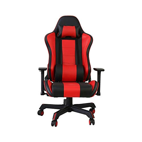KG7HQRP Renovierung Haus Videospielstühle Racing Ergonomischer Lederstuhl Bürostuhl Gaming-Stuhl Hohe Rückenlehne Multifunktionsstuhl (Farbe: Bildfarbe: Größe: 70 x 70 x 125 cm) von KG7HQRP