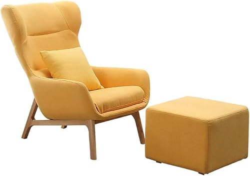 KG7HQRP Renovierung Haus Wannenstuhl Liegestuhl Badewannenstuhl Einzelsofa Stuhl Schlafzimmer Wohnzimmer Stuhl Einfach mit Fußstütze Liege Moderner Stoff Wing Back Chair KG7HQRP Renovierung Haus Wannenstuhl Liegestuhl Badewannenstuhl Einzelsofa Stuhl Schlafzimmer Wohnzimmer Stuhl Einfach mit Fußstütze Liege Moderner Stoff Wing Back Chair von KG7HQRP