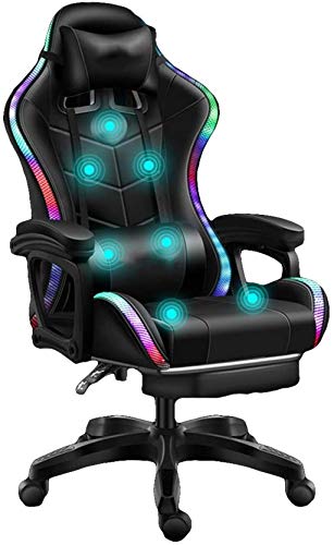 KG7HQRP Renovierungs-Hausbürostühle für Zuhause, Schreibtischstühle, Gaming-Stuhl, Computerstuhl, ergonomische Rückenlehne und Sitzhöhe (Farbe: Rot, Größe: Stahlfüße) von KG7HQRP