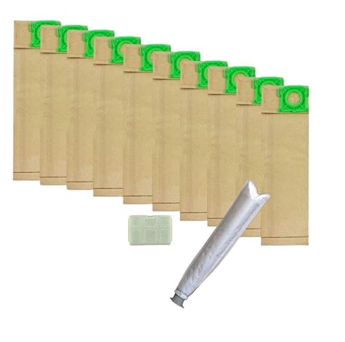 KGA SUPPLIES 10 Beutel & 2 Filter Service Pack kompatibel mit Sebo Staubsaugern X-Serie X1 X2 X3 X4 X5 370 470 von KGA SUPPLIES
