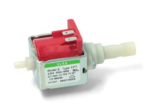 KGA SUPPLIES 230V Universal ULKA Vibrationspumpe Elektrische Vibrationspumpe Kompatibel mit Espressomaschinen - 48W 50Hz (EP7) von KGA SUPPLIES