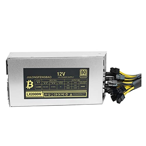 KGFCE Antminer Bitmain 2000 W Netzteil 6-polig Antminer T9 ETH PSU antminer S9 S7 L3 BTC LTC 1800 W Miner Netzteil KGFCE Antminer Bitmain 2000 W Netzteil 6-polig Antminer T9 ETH PSU antminer S9 S7 L3 BTC LTC 1800 W Miner Netzteil von KGFCE
