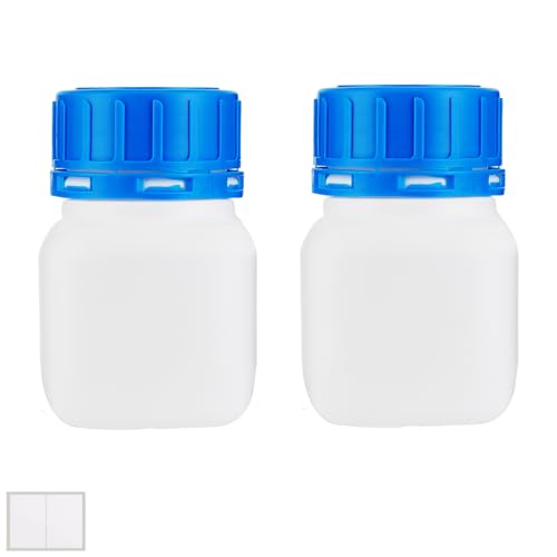 KGGZKG 2 Stücke 100ml Weithalsflaschen mit Schraubverschluß HDPE Laborflasche 1L Plastikflaschen Weithals-Flasche Chemiekalienflasche mit Deckel für Labor Küche oder Hobby KGGZKG 2 Stücke 100ml Weithalsflaschen mit Schraubverschluß HDPE Laborflasche 1L Plastikflaschen Weithals-Flasche Chemiekalienflasche mit Deckel für Labor Küche oder Hobby von KGGZKG