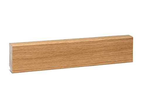 KGM 60-FSC®-zertifiziert Eiche geölt aus Fichte Massivholz – furniert – Maße: 2400 x 20 x 60 mm – 1 Stück von KGM