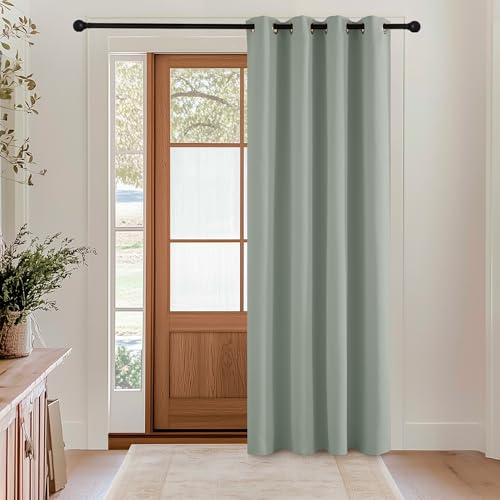 KGORGE Verdunklungsvorhänge Kinderzimmer Gardine Salbeigrün Türvorhang Kälteschutz Gardinen 1 Stück H 200 x B 140 cm Wärmeschutzvorhang Fenster Abdunkelnde Vorhänge Verdunkelnd mit Ösen KGORGE Verdunklungsvorhänge Kinderzimmer Gardine Salbeigrün Türvorhang Kälteschutz Gardinen 1 Stück H 200 x B 140 cm Wärmeschutzvorhang Fenster Abdunkelnde Vorhänge Verdunkelnd mit Ösen von KGORGE