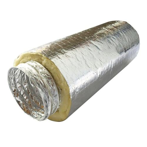 KGPGNYMYHA 6m 200mm Isolierschlauch Für Klimaanlagen Flexibles Luftkanalrohr Aluminium HVAC Isolierschlauch Kanalisierung Lüftungskanalschlauch(150mm(5.9")) von KGPGNYMYHA
