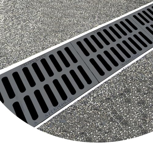 KGPGNYMYHA Abflussgitter Für Auffangbecken Abflussabdeckung Gusseisen Kanalgitter Für Außenbereich, Robuste Ablaufabdeckungs Für Hof Terrasse(300x500x30mm) von KGPGNYMYHA