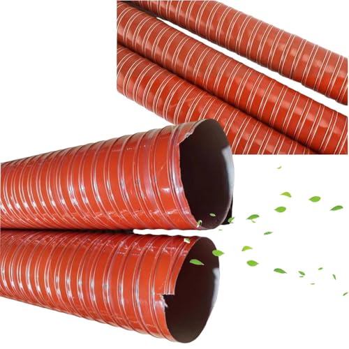 KGPGNYMYHA Flexibel Abluftschlauch Warmluftschlauch Silikon Entlüftungsrohr Luftkanalschlauch Industrieller Lüftungsschlauch Für Abluftventilator Trockner(108mm(4 1/4") x1m(3.3ft)) von KGPGNYMYHA