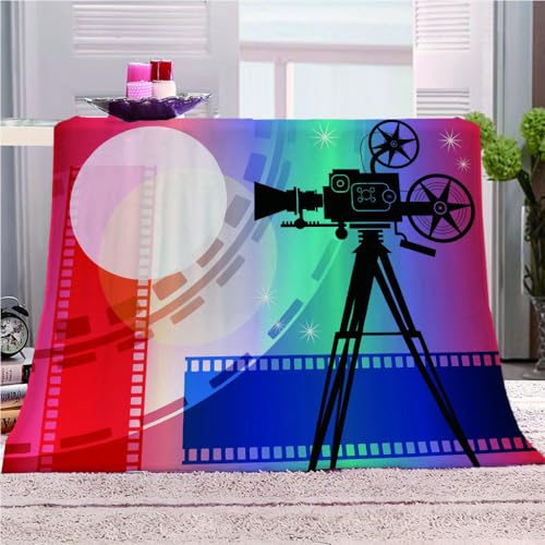 Flanelldecke 150x200Cm Decke Sofa Kuscheldecke Flauschige Decke 3D Filmprojektorfilm Wohndecke Blanket Weich Und Warme Als Sofadecke Couchdecke Tagesdecke Flanell von KGSK