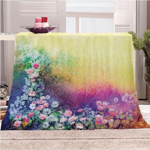 Flanelldecke 150x200Cm Decke Sofa Kuscheldecke Flauschige Decke 3D Rosa Blumen Blumen Vine Kunst Wohndecke Blanket Weich Und Warme Als Sofadecke Couchdecke Tagesdecke Flanell Flanelldecke 150x200Cm Decke Sofa Kuscheldecke Flauschige Decke 3D Rosa Blumen Blumen Vine Kunst Wohndecke Blanket Weich Und Warme Als Sofadecke Couchdecke Tagesdecke Flanell von KGSK