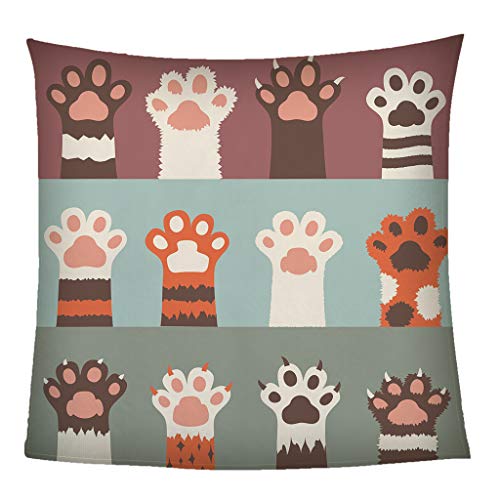 Flanelldecke 150x200Cm Decke Sofa Kuscheldecke Flauschige Decke 3D Tier Katzen Fußspuren Wohndecke Blanket Weich Und Warme Als Sofadecke Couchdecke Tagesdecke Flanell Flanelldecke 150x200Cm Decke Sofa Kuscheldecke Flauschige Decke 3D Tier Katzen Fußspuren Wohndecke Blanket Weich Und Warme Als Sofadecke Couchdecke Tagesdecke Flanell von KGSK
