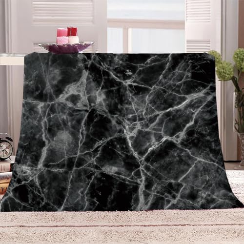 Flanelldecke 180x220Cm Kuscheldecke 3D Marmorplatte Textur Wohndecke Groß Hochwertige Sommer Winter Warme Bett Wohndecke Sofaüberwurf Decke Tagesdecke Weich von KGSK