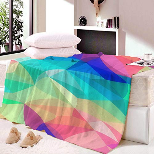 Flanelldecke Klein Bunte Abstrakte Muster Junge Teenager Mädchen Extra Weich Wohndecke Mikrofaser Kuscheldecke 80x100Cm Druck Wohndecke Fleece Sofadecke Für Kinder&Erwachsene Digitaldruck von KGSK