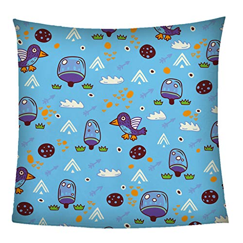 Flanelldecke Klein Tier Cartoon Papagei Junge Teenager Mädchen Extra Weich Wohndecke Mikrofaser Kuscheldecke 80x100Cm Druck Wohndecke Fleece Sofadecke Für Kinder&Erwachsene Digitaldruck von KGSK