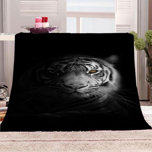 Kuscheldecke Flauschig Weißer Tiger Flanell Decke 3D Weich Warm Plüsch Wohndecke Fleece Tagesdecke Decke Für Sofa 100x120Cm Flauschige Decke Geschenke Für Kinder Jungs Kuscheldecke Flauschig Weißer Tiger Flanell Decke 3D Weich Warm Plüsch Wohndecke Fleece Tagesdecke Decke Für Sofa 100x120Cm Flauschige Decke Geschenke Für Kinder Jungs von KGSK