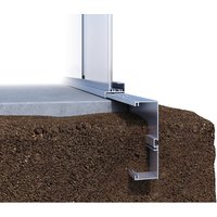 KGT Fundament für Gewächshaus »Linea I«, Aluminium - silberfarben von KGT