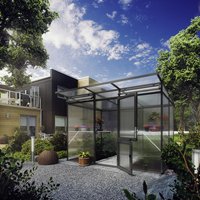 KGT Gewächshaus »Linea«, 6,45 m², Kunststoff/Aluminium, winterfest - grau von KGT
