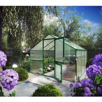 KGT Gewächshaus »Orchidee«, 9,6 m², Kunststoff/Aluminium, winterfest - gruen KGT Gewächshaus »Orchidee«, 9,6 m², Kunststoff/Aluminium, winterfest - gruen von KGT
