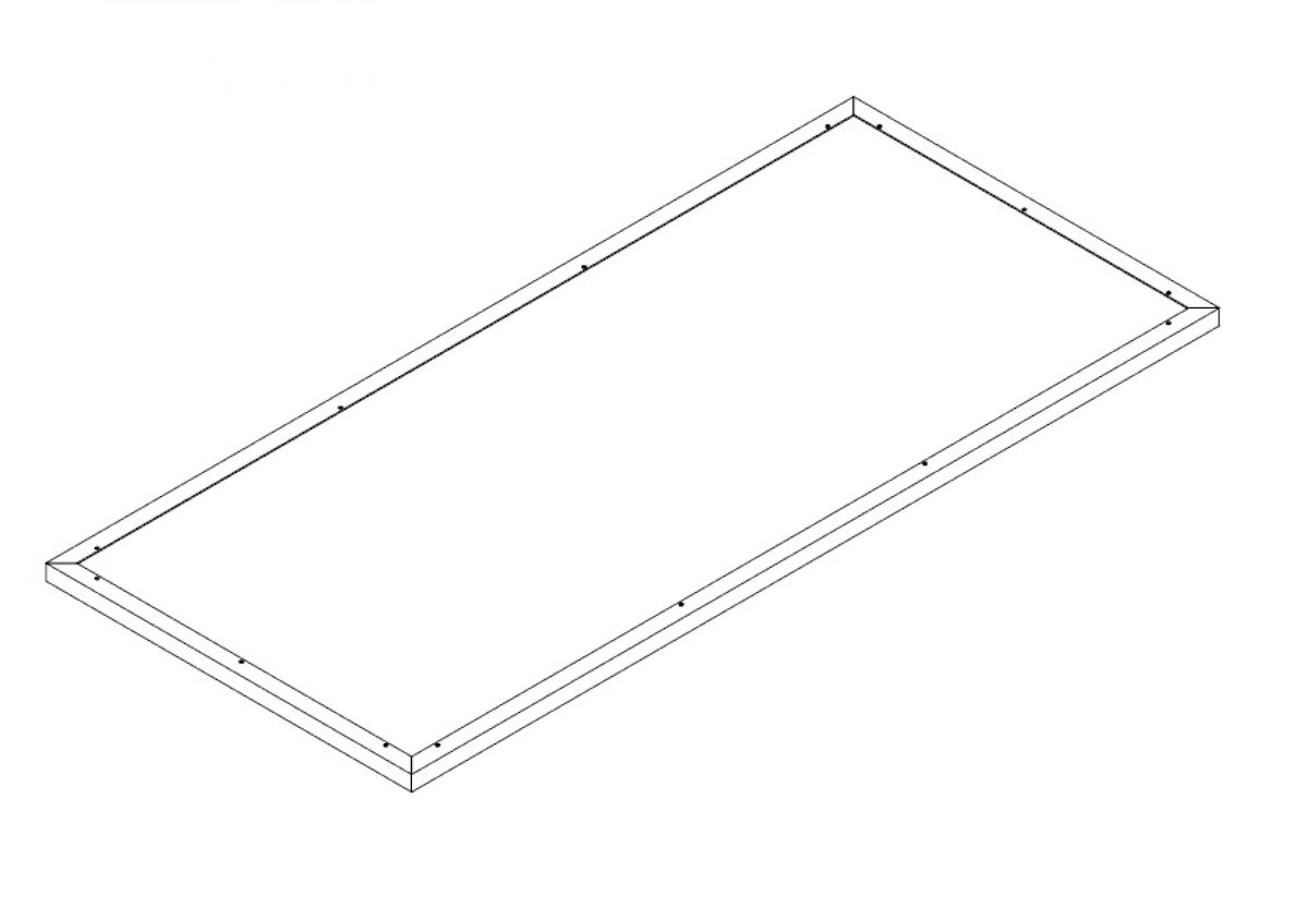 KGT Schneckenkante für Aluminium Hochbeet 210 von KGT