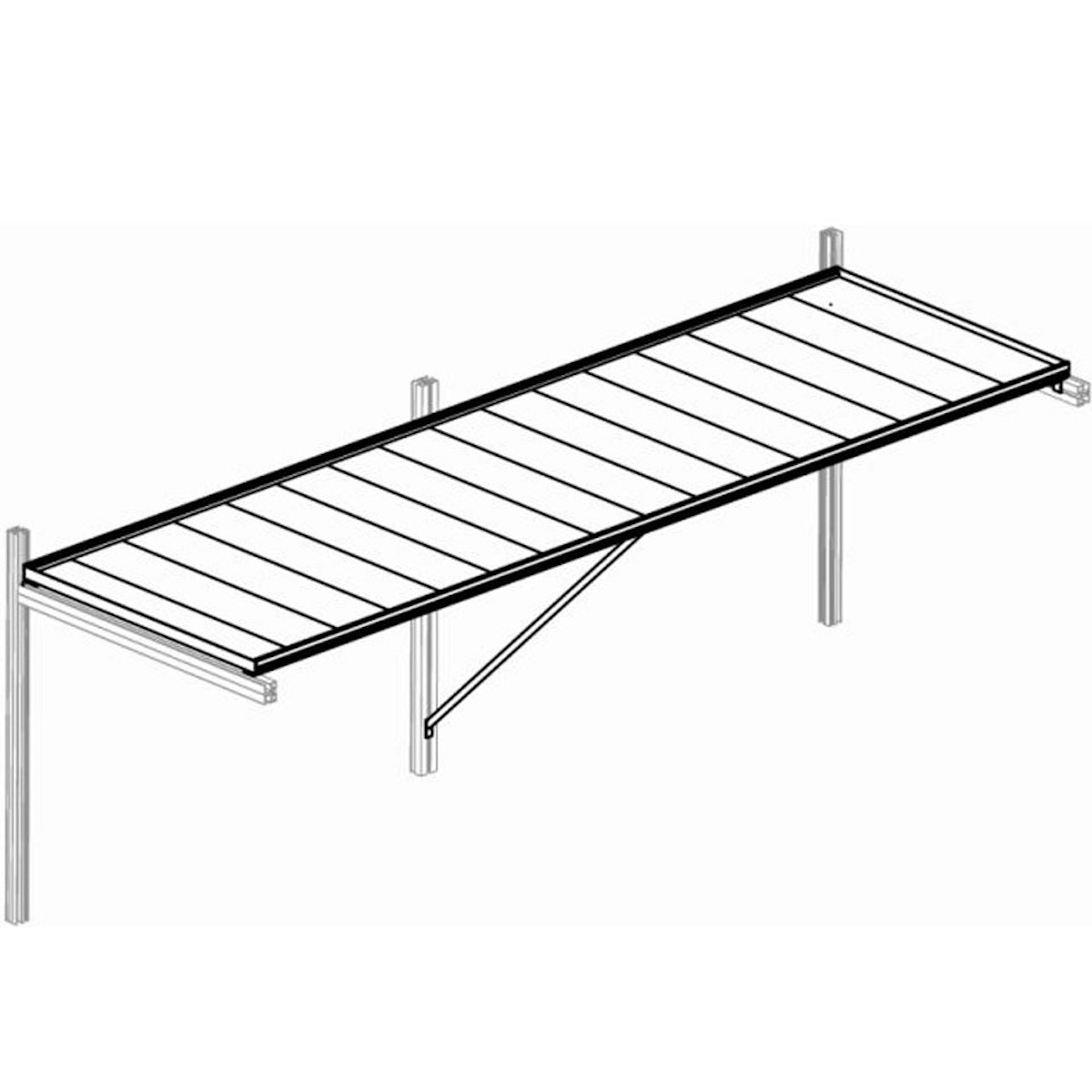 Tischgestell für KGT Gewächshäuser-Santini Typ II - small von KGT