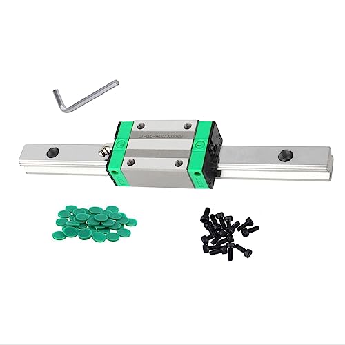 KGTCN HGH25 HGR25 Linearführung Linear Führungsschiene Set,Enthalten 1 Stück HGH25CA-300mm Führungsschiene mit 1 Stück HGH25CA Gleitblock, für 3D-Drucker und Automatischen Geräten von KGTCN