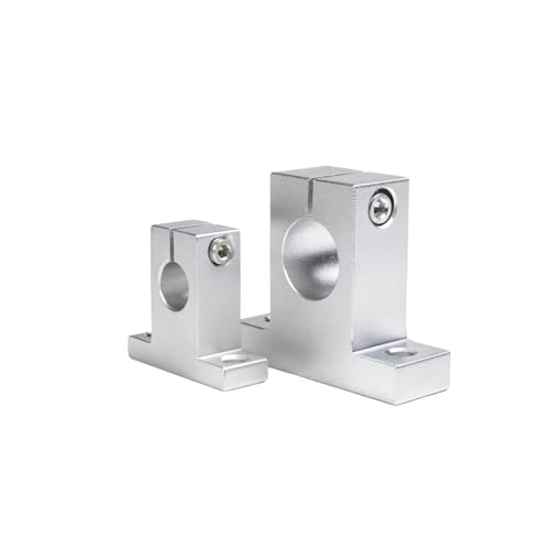 KGTCN Linear-Bewegungsschienen-Kugellager 2 Stück SK12 Linearwellen-Halterung Linearführung Wellenhalter Vertikaler optischer Achsenhalter, für 12 mm Durchmesser Schaft und 3D Drucker CNC von KGTCN