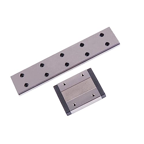 KGTCN Linear Rail Guides Linear Bearing MGW15H Linear Motion Rail 400mm with 1pcs Sliding Block, for DIY 3D Printer and CNC Machine von KGTCN