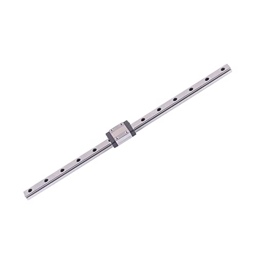 KGTCN MGN12C 700mm Länge Edelstahl Miniatur Linearführung Linearschiene Linear Führungsschiene mit 1 Stück Edelstahl MGN12C Gleitblock,für 3D Drucker XYZ und CNC-Maschinen von KGTCN