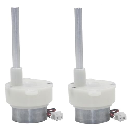 2 Stück JS30-300 DC 6V 4RPM Mikro-Getriebemotor für Kunststoff-Getriebe-Elektromotor mit buntem rotierendem Licht 2 Stück JS30-300 DC 6V 4RPM Mikro-Getriebemotor für Kunststoff-Getriebe-Elektromotor mit buntem rotierendem Licht von KGUDINZI