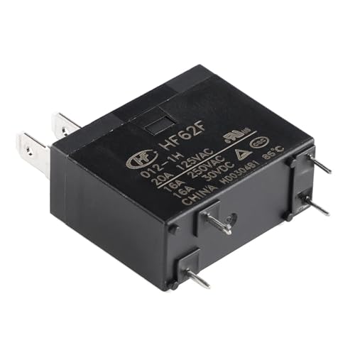 Hochleistungsrelais HF62F 012 1HT HF62F-012-1HT HF62F-012-1H 16A 12VDC 4 Pin Eine Gruppe von normalerweise offenen 1Stk (Size : HF62F-012-1H) von KGUDINZI