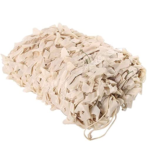 KGUDYS Tarnnetz,Sonnensegel,beiges Tarnnetz, Sonnenschutznetz,Sonnensegel, für Themenparty-Dekoration, Militärjagd, Outdoor-Camping-Shooting,beige-2x3m(6.6x9.8ft) von KGUDYS