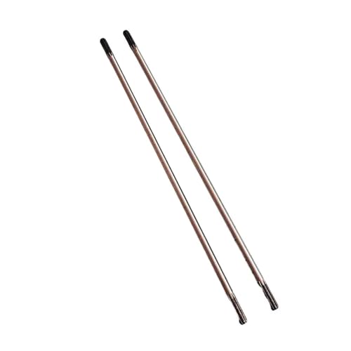 9 Zähne, Durchmesser 8 mm, Antriebswelle, passend for 26 mm oder 28 mm Rohr, Gras, Handbagger, Länge 530 mm(2 x Drive shaft) von KGVBZBR