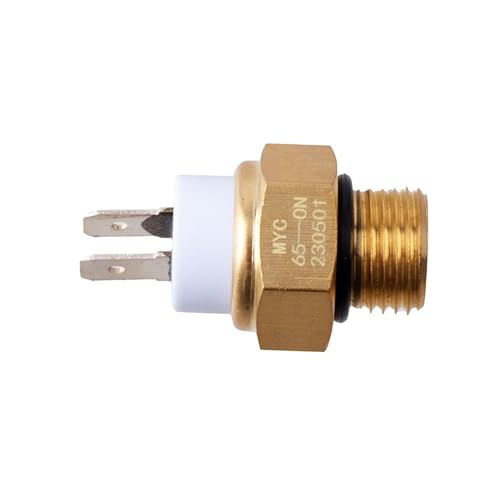 Motorrad Elektrischer Kühler Kühlmittellüfter Wassertemperatur Thermostatschalter Temp M16 * 1,5 mm Passend for 200 250 400 450(65 degrees Celsius) von KGVBZBR