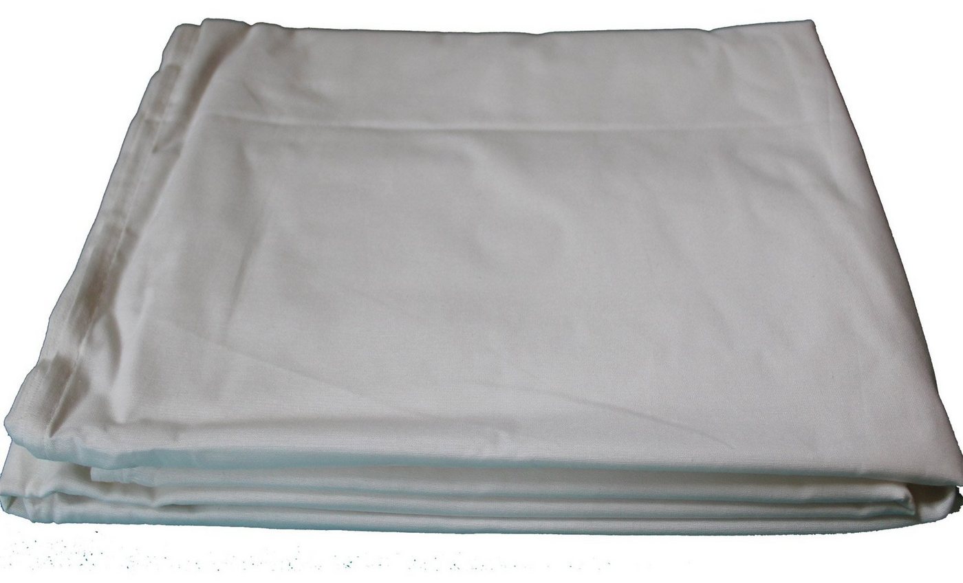 KH-Haushaltshandel Betttuch klassisches Betttuch, Haustuch, Bettlaken, 150x250cm, 100% Baumwolle, Baumwolle, Gummizug: ohne, (1 Stück), ohne Gummizug, Fb. weiss, kochfest, 95 Grad, Hotel Qualität von KH-Haushaltshandel