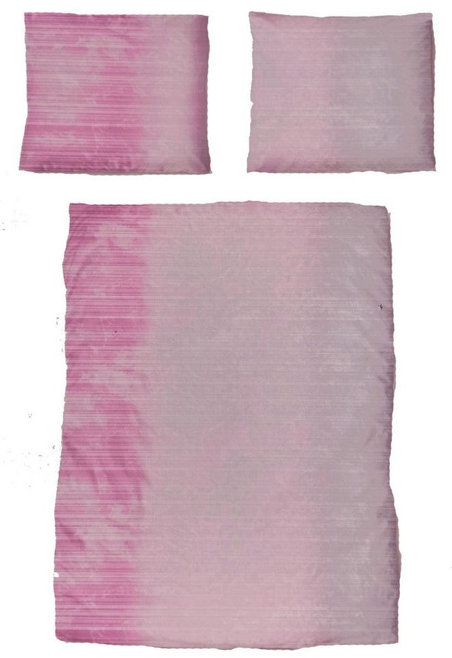 KH-Haushaltshandel Bettwäsche 2-tlg. Baumwoll Seersucker Bettwäsche, 135 x 200 + 80x80cm, Seersucker, 2 teilig, himbeere grau weiß, melierte Querstreifen, 100% Baumwolle, bügelfrei KH-Haushaltshandel Bettwäsche 2-tlg. Baumwoll Seersucker Bettwäsche, 135 x 200 + 80x80cm, Seersucker, 2 teilig, himbeere grau weiß, melierte Querstreifen, 100% Baumwolle, bügelfrei von KH-Haushaltshandel