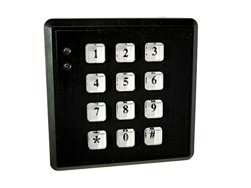 Dummy Alarm Keypad | simuliert ein Alarmanlagen-gesichertes Gebäude | mit Tageslichtsensor und LED | einfache Montage von KH-Security