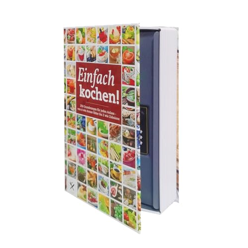 KH-Security Kochbuch-Safe - Geldversteck Geheimversteck Geheimfach Tresor Safe aus Aluminium mit dreifachem Zahlenkombinationsschloss KH-Security Kochbuch-Safe - Geldversteck Geheimversteck Geheimfach Tresor Safe aus Aluminium mit dreifachem Zahlenkombinationsschloss von KH-Security