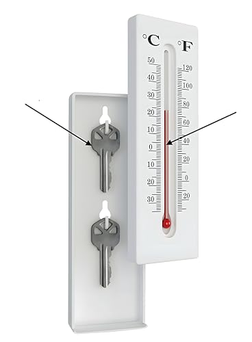 Getarnte Versteck "Thermometer" - Schlüsselversteck Schlüssel Geheimversteck Geheimfach Tresor Safe von KH-Security
