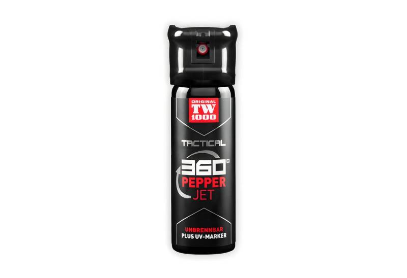 KH Security Marderspray TW1000 Pepper Jet Classic Tactical 45ml Sprühstrahl, Sprühstrahl für höchste Präzision auch auf größere Entfernung von KH Security