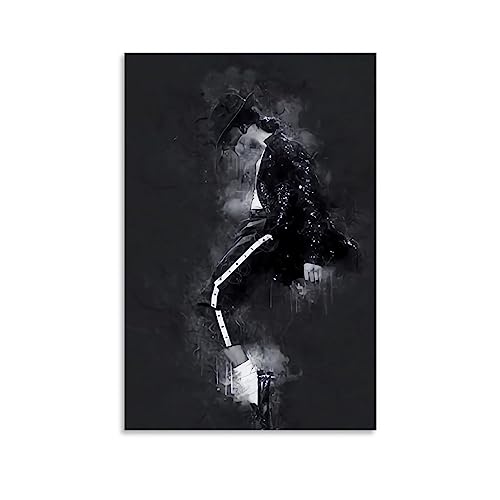KHAMEO Michael Jackson Thriller Poster1 (4) Leinwand-Poster, dekoratives Gemälde, Leinwand-Wandposter und Kunstdruck, modernes Familienschlafzimmer-Dekor-Poster, 50 x 75 cm von KHAMEO