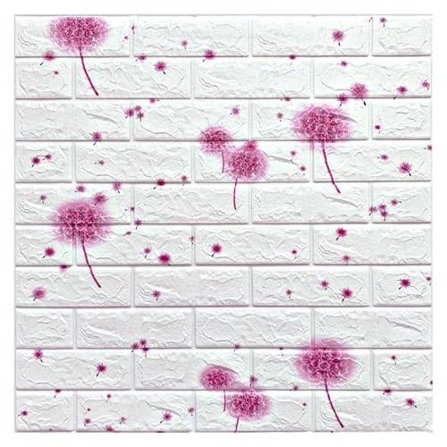 KHASCBNF 3D-Wandaufkleber, Ziegelimitat, Schlafzimmer, Heimdekoration, wasserdicht, selbstklebend, DIY-Tapete für Wohnzimmer für Wand, 77 x 70/35 x 30 cm, 1 Stück, 70 x 77 cm, 1 Stück KHASCBNF 3D-Wandaufkleber, Ziegelimitat, Schlafzimmer, Heimdekoration, wasserdicht, selbstklebend, DIY-Tapete für Wohnzimmer für Wand, 77 x 70/35 x 30 cm, 1 Stück, 70 x 77 cm, 1 Stück von KHASCBNF