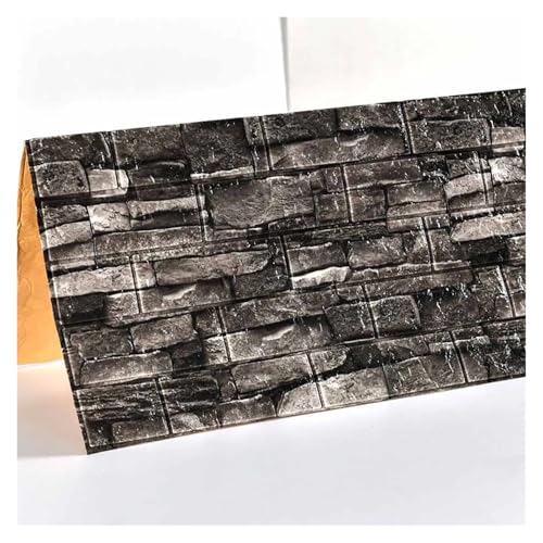 KHASCBNF 3D-Wandaufkleber, Ziegelimitat, Schlafzimmer, Heimdekoration, wasserfest, selbstklebend, DIY-Tapete für Wohnzimmer für Wand, 77 x 70/35 x 30 cm, 1 Stück, 70 x 77 cm, 1 Stück KHASCBNF 3D-Wandaufkleber, Ziegelimitat, Schlafzimmer, Heimdekoration, wasserfest, selbstklebend, DIY-Tapete für Wohnzimmer für Wand, 77 x 70/35 x 30 cm, 1 Stück, 70 x 77 cm, 1 Stück von KHASCBNF