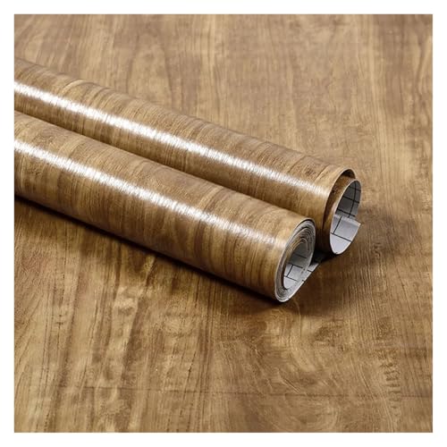 KHASCBNF Dicke Holzmaserung, wasserdichte Aufkleber, PVC, selbstklebende Tapete für Kleiderschränke, Schreibtische, alte Türen, Möbelrenovierung für die Wand (Blau, 1,40 cm x 3,0 m) von KHASCBNF