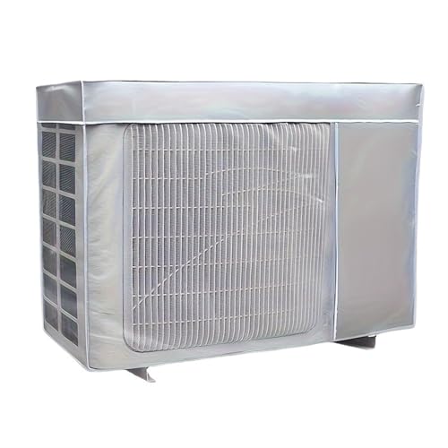 Klimaanlagenabdeckung Klimaanlage Abdeckung Outdoor Schutzhülle Staub Sonnenschutz Anti-Schnee(1.5P 80 * 26 * 57cm) von KHASCBNF