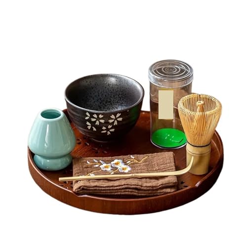 Matcha Tee Set Set Traditionelle Matcha-Sets Schneebesen Schaufel Cereme Matcha-Schale Schneebesenhalter Tee Matcha(D) von KHASCBNF