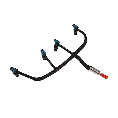 5X Automobil - Rohöl Ölrücklaufrohr Schlauch Kraftstoffeinspritzer kompatibel mit Land Rover Freelander 2 2.2 TD4 LR051528 LR051528 von KHBLETDOU