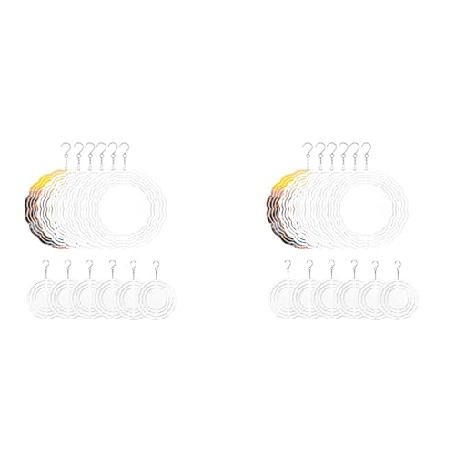24er-Pack 8/3 Zoll Sublimations-Windspinner-Rohlinge Windspinner Hängende Windspinner for die Gartendekoration im Innen- und Außenbereich 24er-Pack 8/3 Zoll Sublimations-Windspinner-Rohlinge Windspinner Hängende Windspinner for die Gartendekoration im Innen- und Außenbereich von KHDBNCO