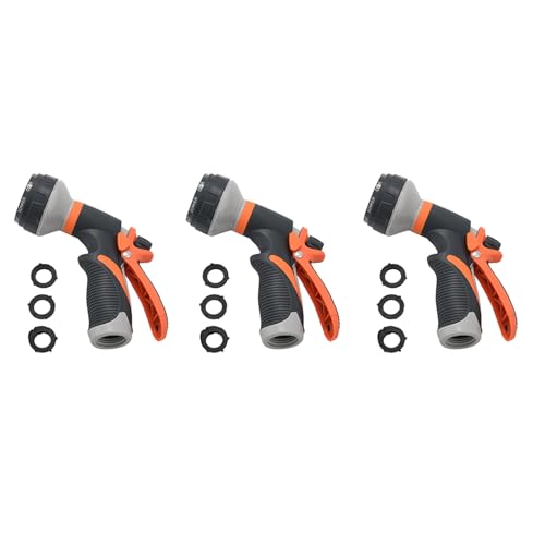 4X Schlauchdüse Gartenschlauchdüse Schlauchdüse Leckfrei Hochdruck Heavy Duty 8 Muster 4X Schlauchdüse Gartenschlauchdüse Schlauchdüse Leckfrei Hochdruck Heavy Duty 8 Muster von KHDBNCO